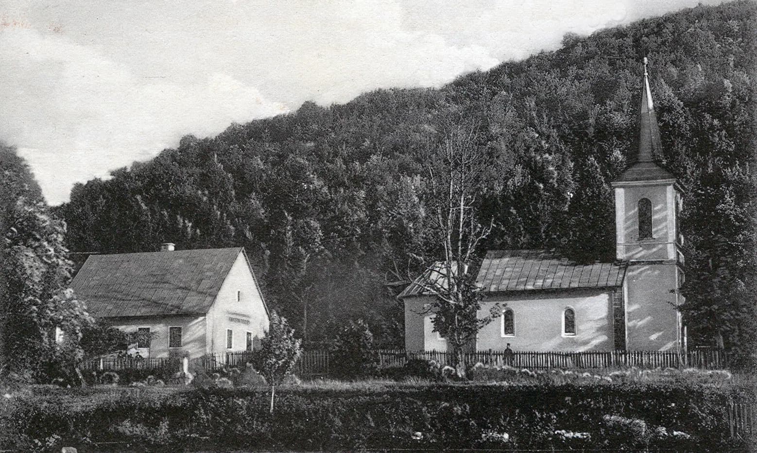 La casa parroquial de Smiljan, 1890